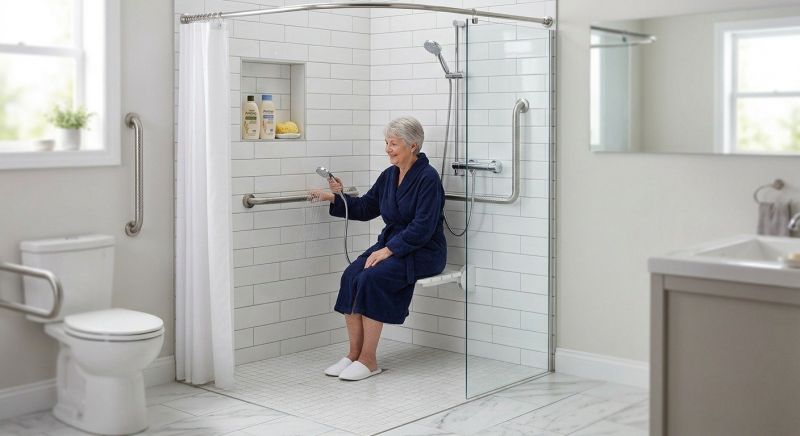 Handicap Shower Installation in Pottstown, PA
